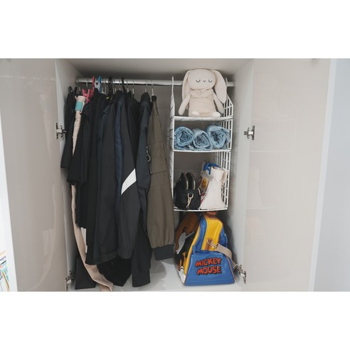 리한 옷선반 행거정리함으로 옷장 지옥 탈출!