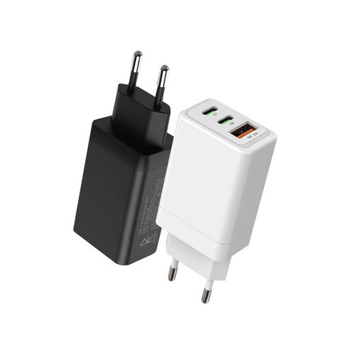 리와트2 트리플 초고속 65W GaN 충전기 PD QC PPS 어댑터 출시기념가 R2G, (2) 화이트