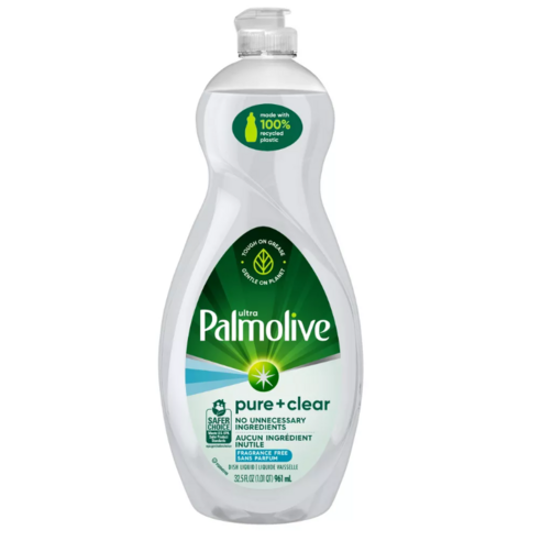 Palmolive 팜올리브 울트라 퓨어+클리어 리퀴드 주방세제 Ultra Pure + Clear, Fragrance Free