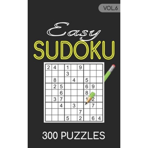 Easy Sudoku 300 Puzzles Vol.6: Sudoku for adults easy book Paperback, Independently Published, English, 9798715248176