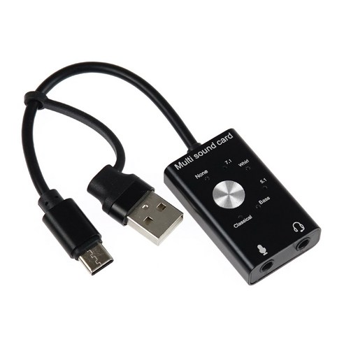 2 in 1 USB 사운드카드 TB568