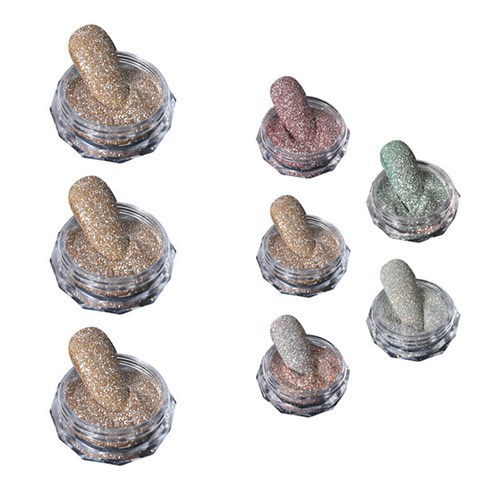 블럭마트 반짝이 네일파우더, type5(3개)+랜덤5개