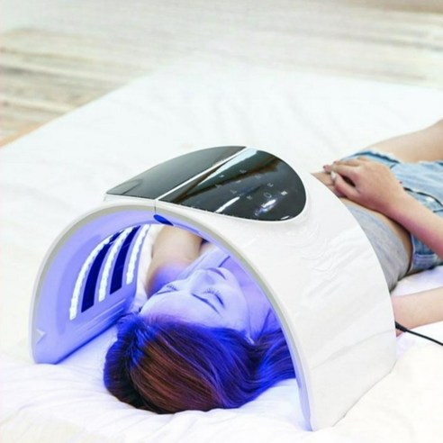 화이트 태닝 기계 미백 에스테틱 주근깨 LED 램프, A. 화이트(접이식)