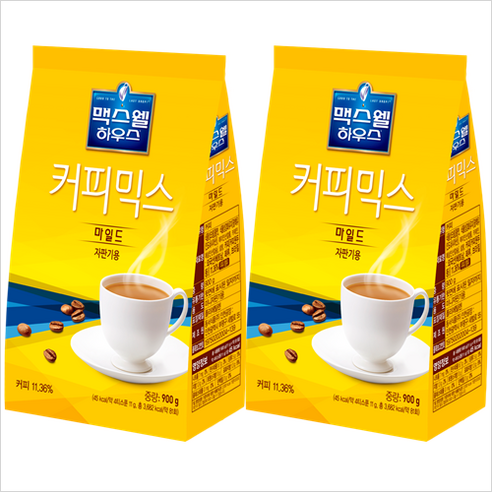 맥스웰하우스 커피믹스 마일드 자판기, 900g, 1개입, 10개