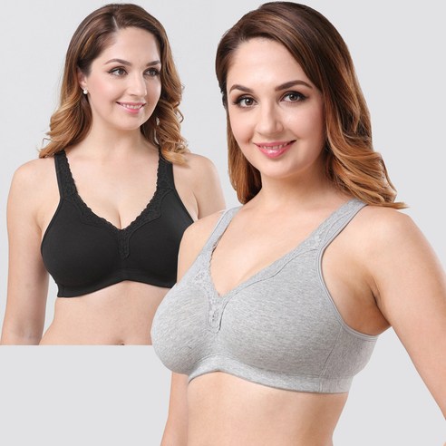 편안함과 지지력을 兼備한 빅사이즈 노와이어브라