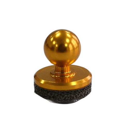 드론 부품 모바일 태블릿 스마트폰 조이스틱 터치스크린 게임 패드 컨트롤러 듀얼 아날로그, 1개, Gold, 1) Gold