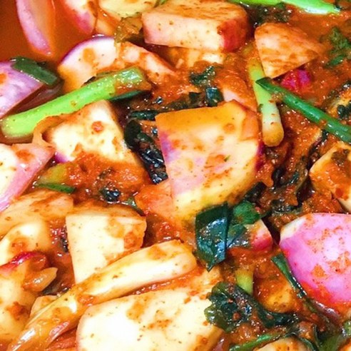 전통과 맛 그리고 건강이 조화된 전통비법 그대로 강화 순무 김치