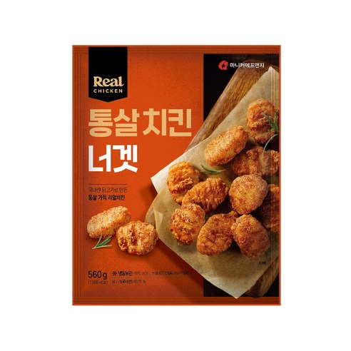 마니커에프앤지 통살치킨너겟 560g 1봉 - 닭/병아리 | 쿠팡