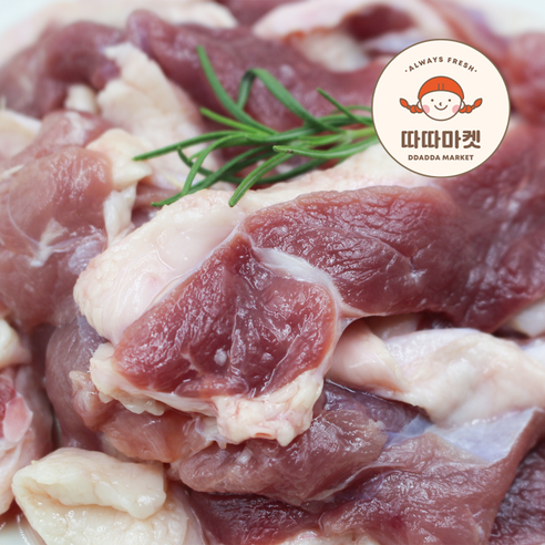 국내산 생 오리로스로 특별한 캠핑 음식을 즐기세요.