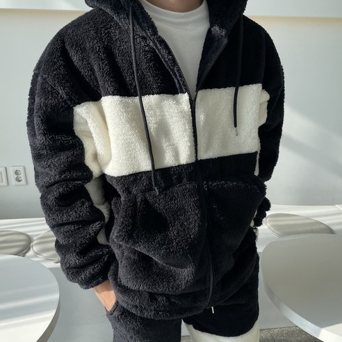 겨울철을 위한 편안하고 세련된 디오스 보아양털 트레이닝 세트