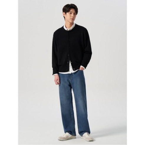 에잇세컨즈 에센셜 세미와이드핏 데님 팬츠 - 블루 (424121LP1P)