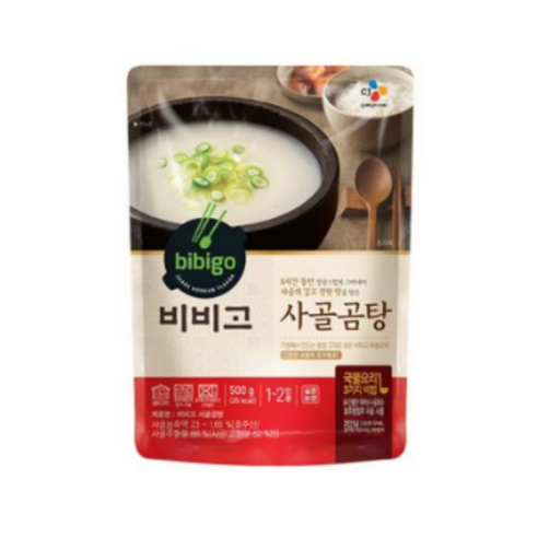 비비고 사골곰탕, 500g, 18개