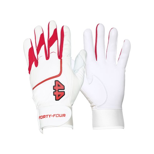 야구 선수들의 필수 아이템, 44 프리미엄 천연 양피 야구 배팅장갑