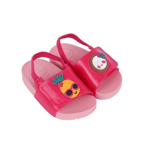 미니멜리사 작시 니나 미모 슬라이드 핑크 ZXKBJ1TSMI11PNK