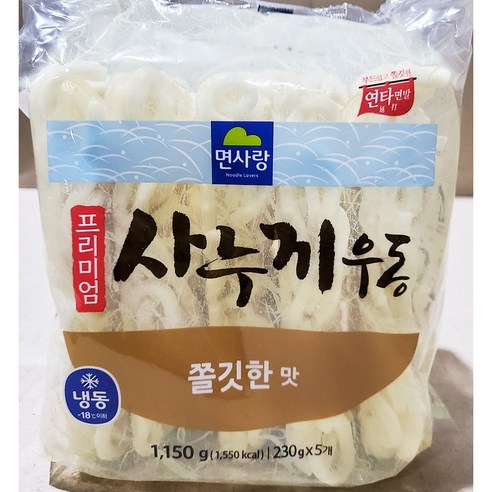 면사랑 냉동사누끼우동1150g(10)X8봉 1박스, 1.15kg, 8개