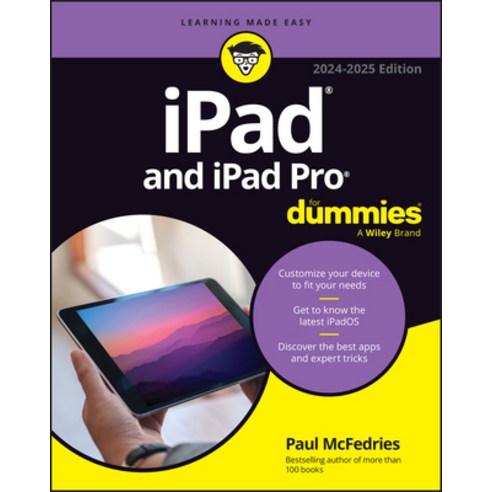 (영문도서) iPad & iPad Pro for Dummies Paperback, English, 9781394241286