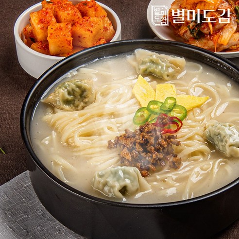집에서 간편하게 즐기는 깊고 진한 사골 칼국수, 별미도감 10인분 세트