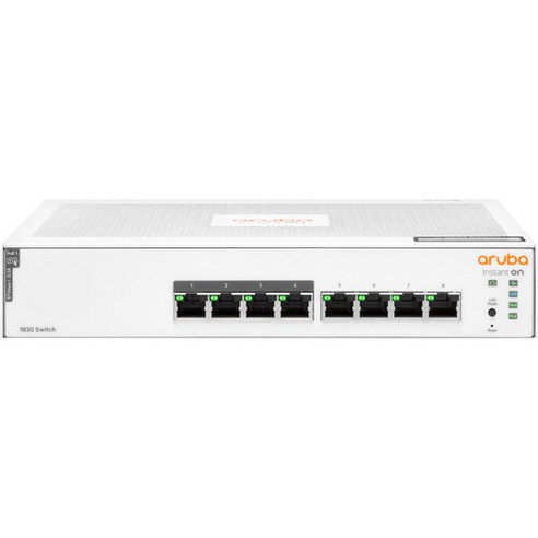 HPE 아루바 1830 8G PoE JL811A 기가비트 스위치 8포트 반 PoE 65W