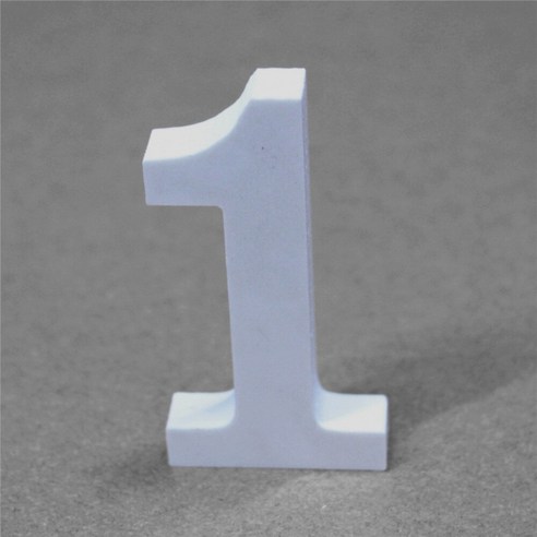DIY 20cm 서 나무 나무 편지 흰색 알파벳 결혼식 생일 파티 홈 장식 맞춤 이름 디자인, Hight20cmThick12mm, number  1