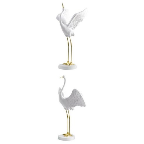 수지 아트 크레인 동상 조각 조류 아트 장식 홈 웨딩 Ornamets, B.