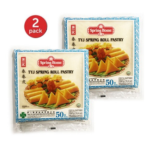 [오성식품] 춘권피 7.5인치 550g(190mm*50장) * 2개, 400g, 4개