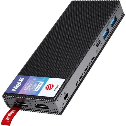 MeLE 팬리스 스틱 PC G02 Pro 12th N100 8GB/128GB 미니컴퓨터 듀얼 HDMI 4K 4266MHz LPDDR4 WiFi5 기가비트 이더넷 USB 타입-C, 8GB