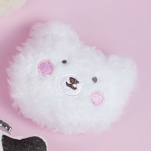 뽀너스 솜솜 인형 테이프걸이 릴홀더 플라스타걸이 간호사용품, 곰돌이(화이트)