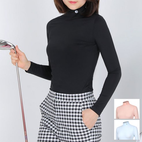 이지바이 버디 여성 자외선차단 쿨 냉감 반목 긴팔 골프 티셔츠