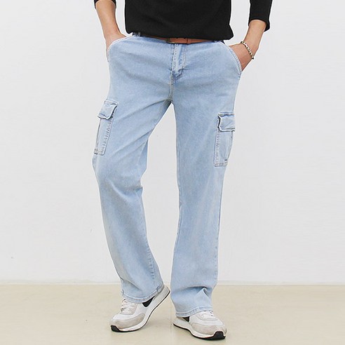 할인 중인 핏콕 남성용 스판 카고 청바지