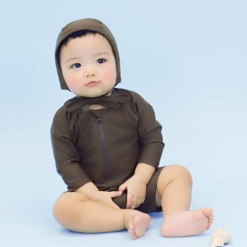 메르베 멜로우 스윔슈트 신생 아기 수영복