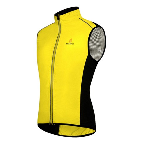 Unisex 반사 자전거 사이클링 Windproof 조끼 러닝 스포츠 코트