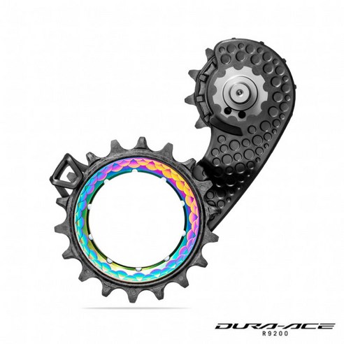 앱솔루트 할로우 케이지 12단 시마노 스램 AXS 빅풀리 오버사이즈 풀리, 레인보우, 시마노 12단 듀라 R9250, 1개