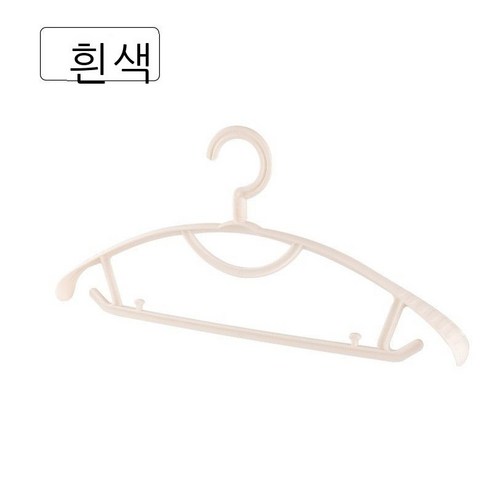 메이커 직거래 어깨 미끄럼 방지 플라스틱 옷걸이 건조 양용 옷걸이 아크형 반원옷걸이 대행, [어깨 미끄럼 방지] 베이지