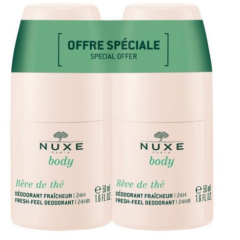 눅스오일  NUXE 프랑스 정품 눅스 바디 프레쉬 롤온 데오도란트 50ml 2개세트, 2개