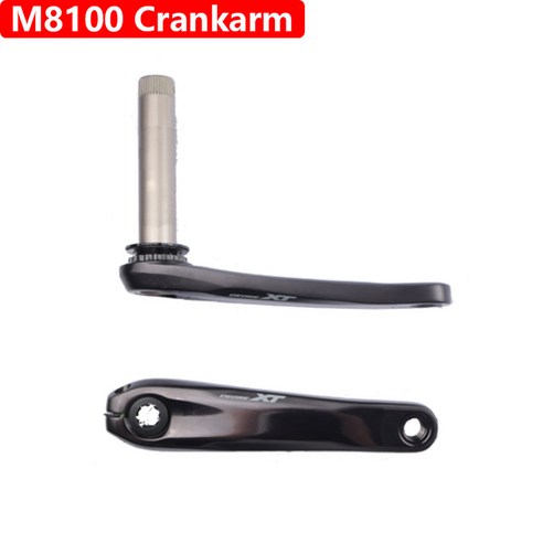 시마노호환 데오레 XT M8100 크랭크암 1x12s FC 1 170mm 175mm 크랭크셋 체인링 없는 MTB용, M8100 ...