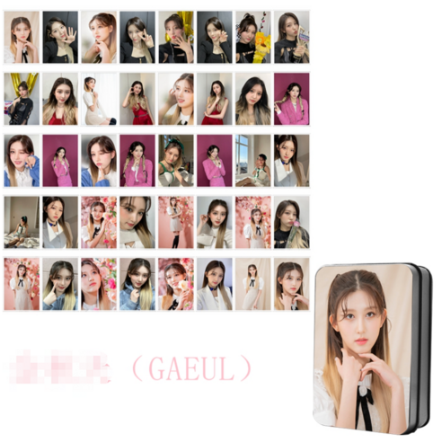 아이브(IVE) 굿즈 포카 ELEVEN 싱글1집앨범 굿즈 단체 개인 포터카드40장 7종세트, CAEUL