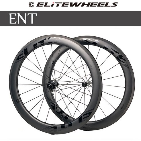 카본휠셋 디스크휠 자전거휠 삼발이 휠 elitewheels 700c 도로 자전거 탄소, 88mm 깊이 25mm, 클린처 튜브리스, 흰색 데칼, 1개