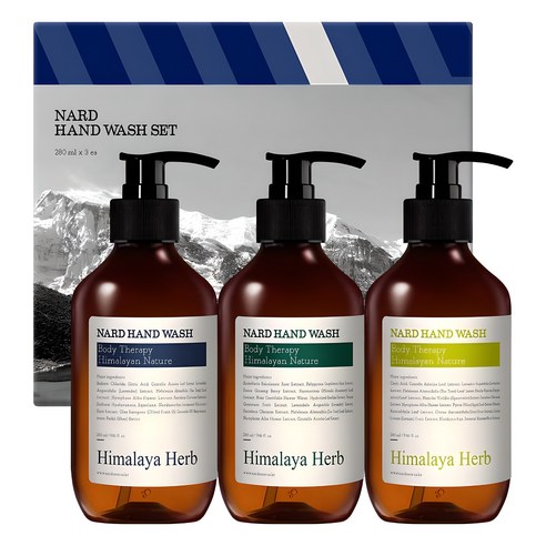 나드 핸드워시 라벤더머스크 280ml + 티트리로즈마리 280ml + 레몬민트 280ml 세트, 840ml, 1개