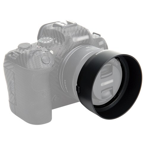캐논 RF 50mm f/1.8 STM 렌즈 보호 및 이미지 품질 향상을 위한 JJC ES-65B 렌즈 후드
