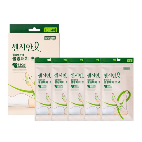 동국제약 센시안 다리붓기 힐링테라피 쿨링패치(20매), 20개입, 1개