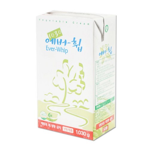 선인 에버휩 1kg (치즈 휘핑 크림 케이크 소스), 2개