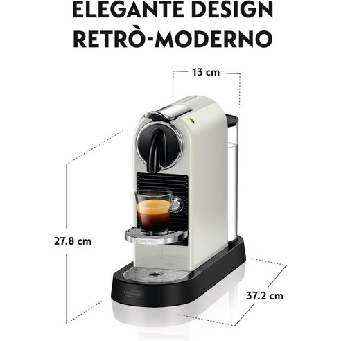 Nespresso EN167 citiz 캡슐 커피머신 크림
