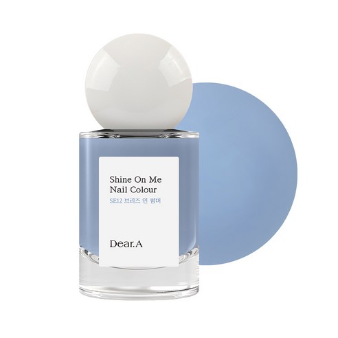 [Dear.A] 디어에이 샤인 온 미 네일 컬러, 1개, SE12 브리즈 인 썸머, 11ml