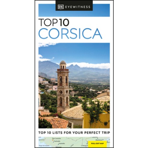 (영문도서) Eyewitness Top 10 Corsica Paperback, DK Eyewitness Travel