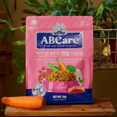 ABCare 소프트사료 건강 솔루션 서포트 덴탈, 덴탈/치아건강, 1kg, 1개
