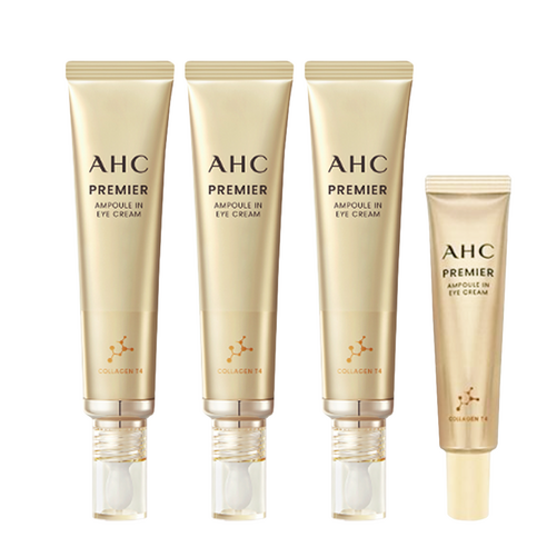 1+1 최신상 시즌 11 AHC 프리미어 앰플 인 콜라겐T4 아이크림 40ml 3개+12ml 1개