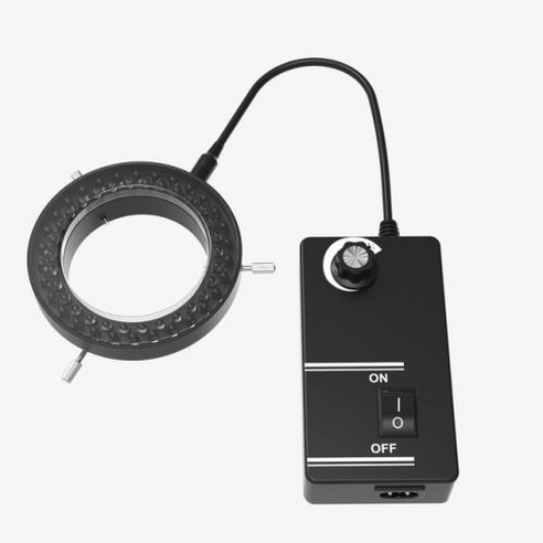 산업 쌍안 입체 렌즈 확대경 조정 가능한 144 LED 조명 링 광원 RF4 현미경, 1) US PLug - 144 LED ring ligh