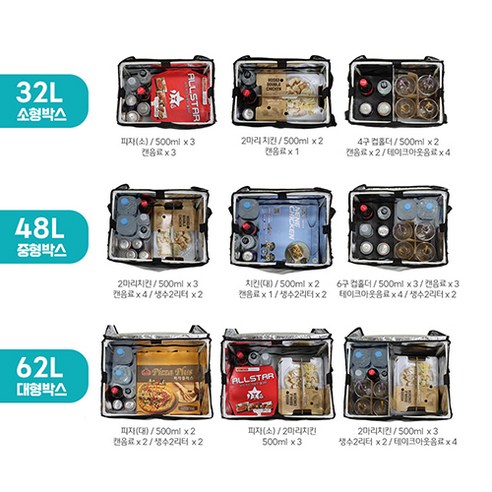 배달 업체를 위한 편안하고 다목적적인 보온보냉 배달가방