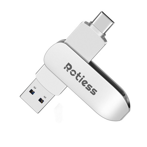 ★인생템★ ROTIESS USB3.0 c타입 대용량 유에스비메모리 2in1 핸드폰OTG 구매하길 잘한거 같아요