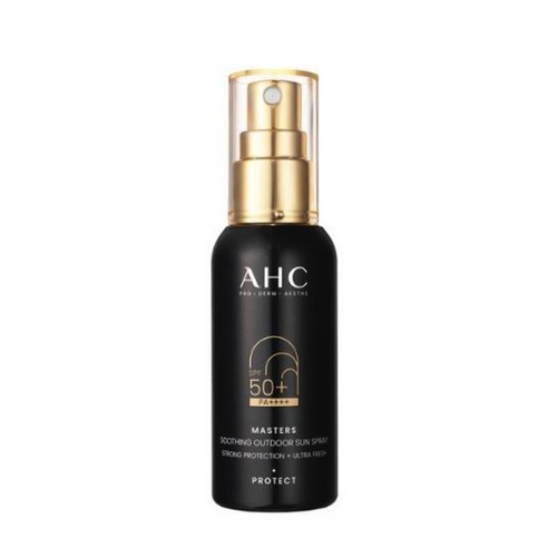 AHC 마스터즈 수딩 아웃도어 선스프레이 SPF50+ PA++++, 2개, 55ml